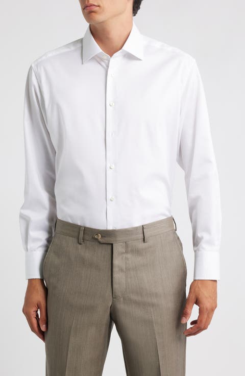 Luxury Modern Fit Non-Iron Dress Shirt