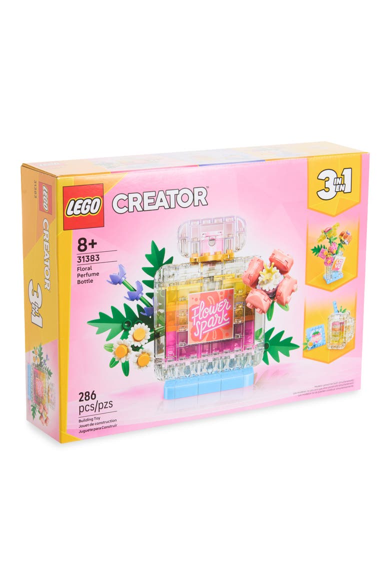 Creator 3-in-1 Floral Perfume Bottle Building Toy, Main, color, MULTI