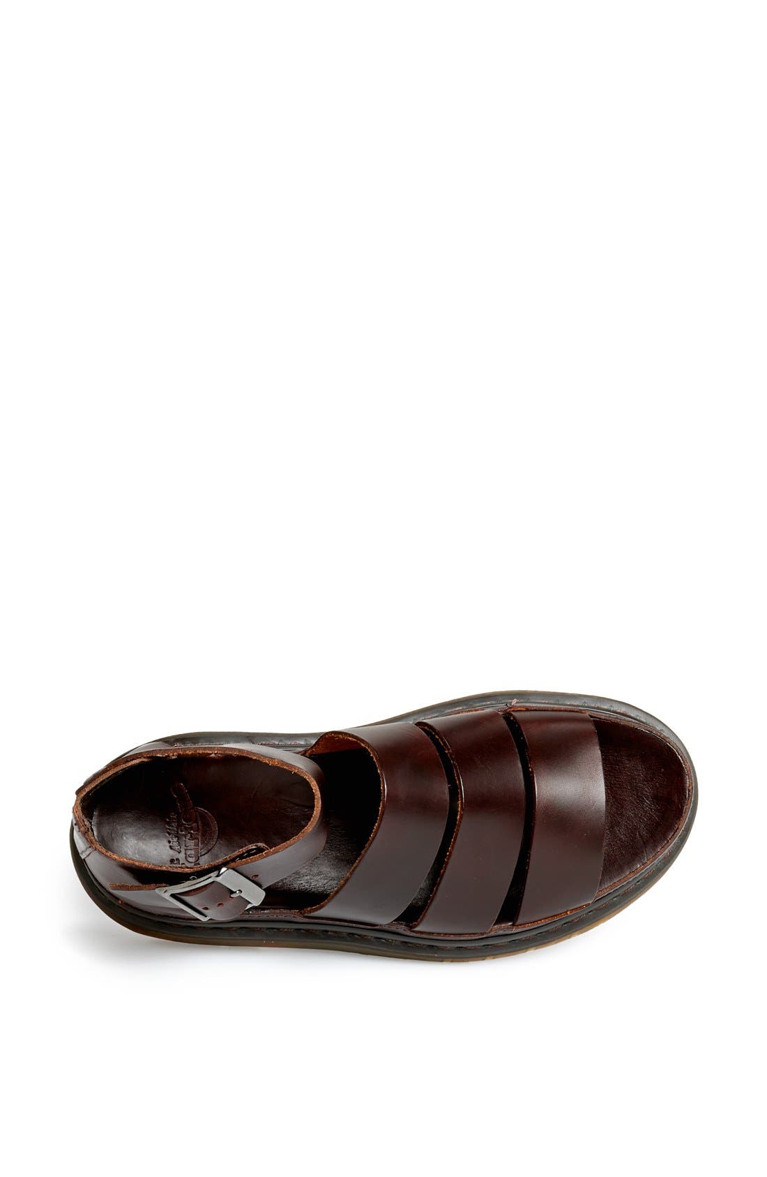 'Clarissa' Leather Sandal, Alternate, color, CHARRO BRANDO