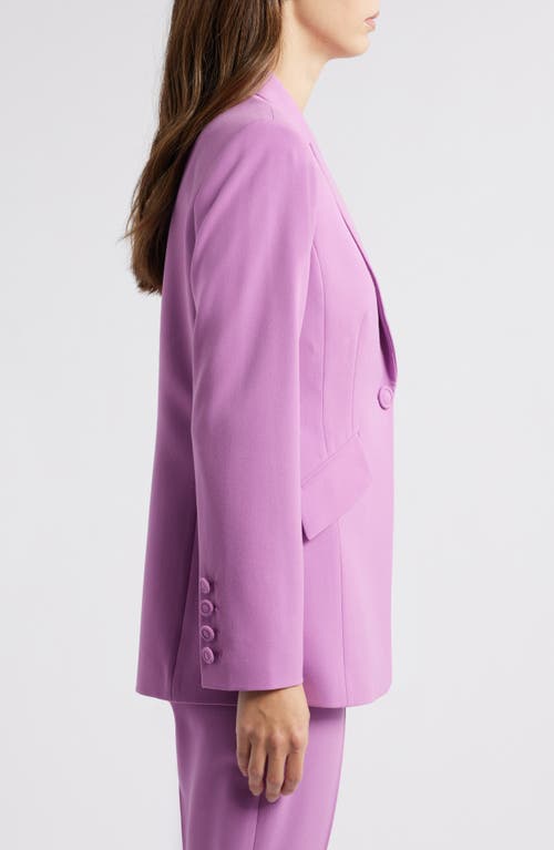 Tahari Asl One-button Jacket In Orchid