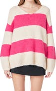 Endless Rose Oversize Stripe Sweater
