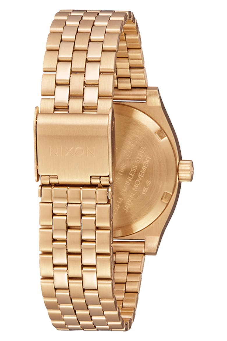 Medium Time Teller Bracelet Watch, 31mm, Alternate, color, LIGHT GOLD / VINTAGE WHITE