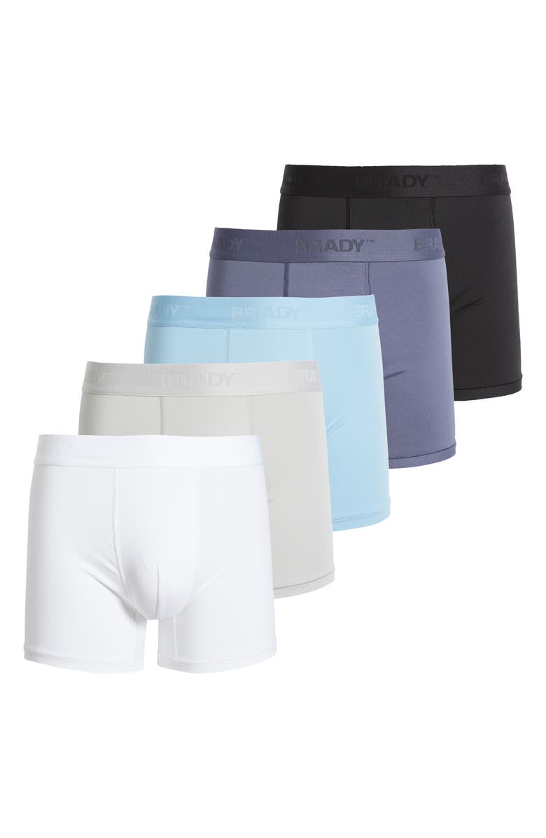 BRADY 5-Pack Boxer Briefs, Alternate, color,