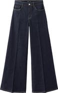 MANGO Elise High Waist Wide Leg Jeans