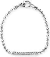 LAGOS Caviar Spark Diamond Bar Chain Bracelet
