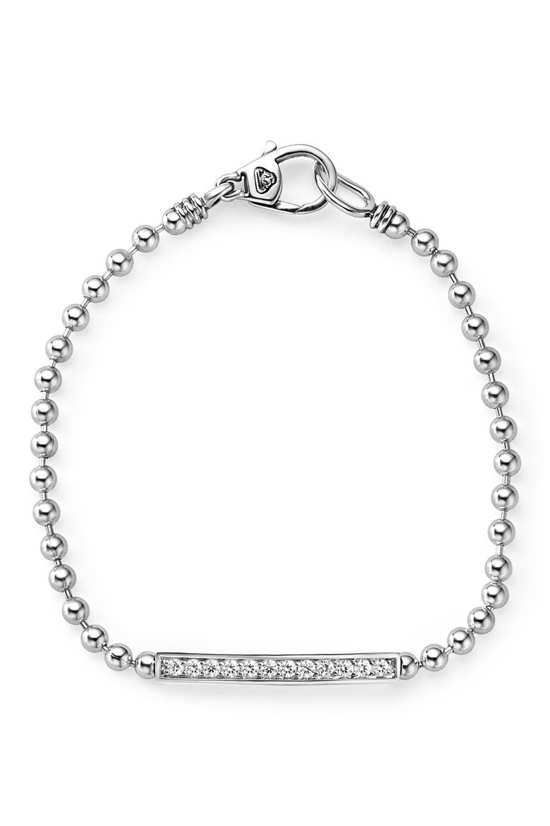 Caviar Spark Diamond Bar Chain Bracelet video