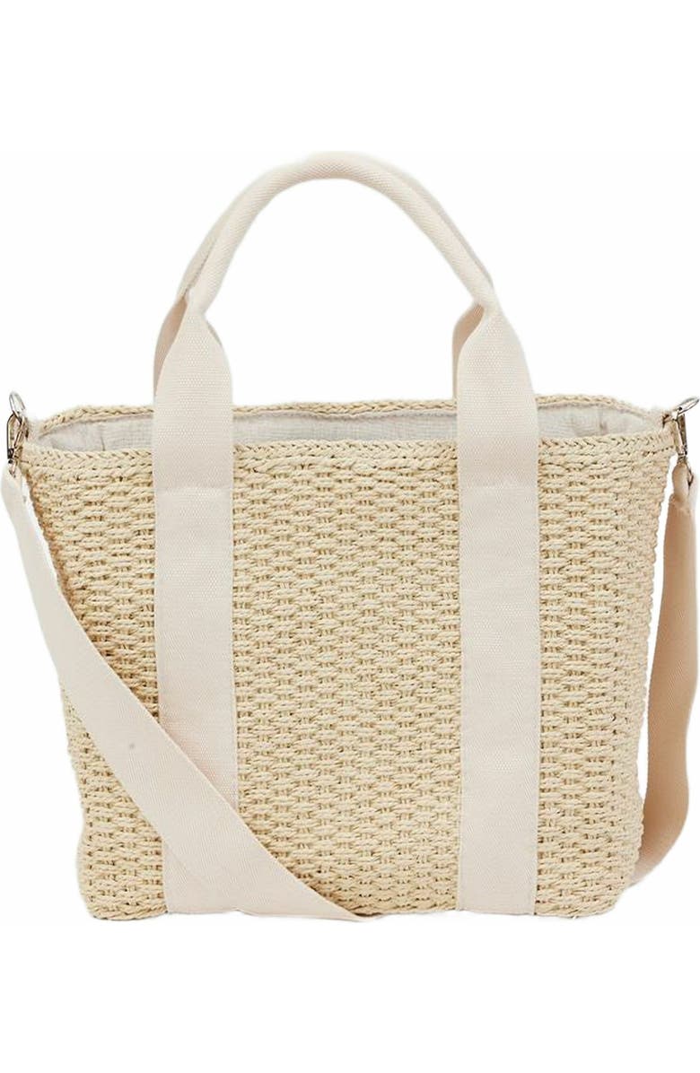 Hat Attack Modern Straw Cooler Tote, Main, color, Natural