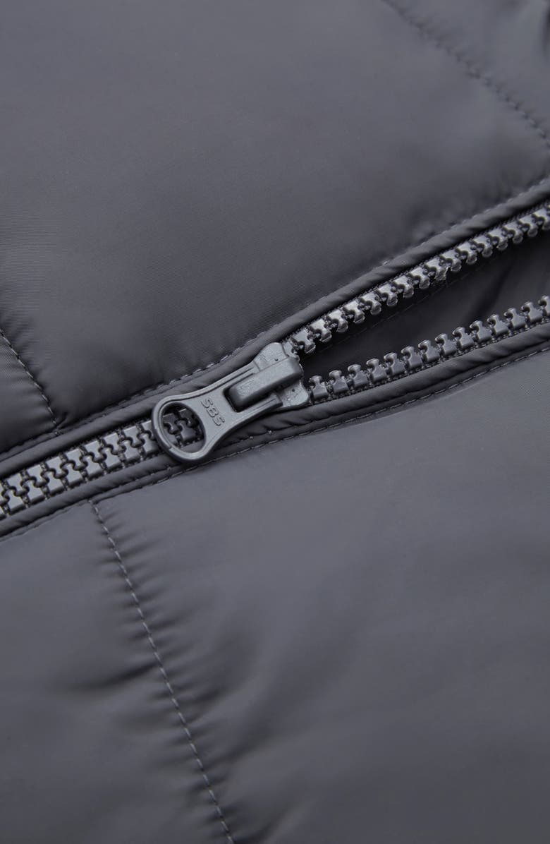 Rokka&Rolla Baby Fleece Lined Bear Puffer Jacket, Alternate, color, Grey