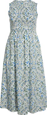 SUGARLIPS Hilo Floral Print Sleeveless Maxi Dress