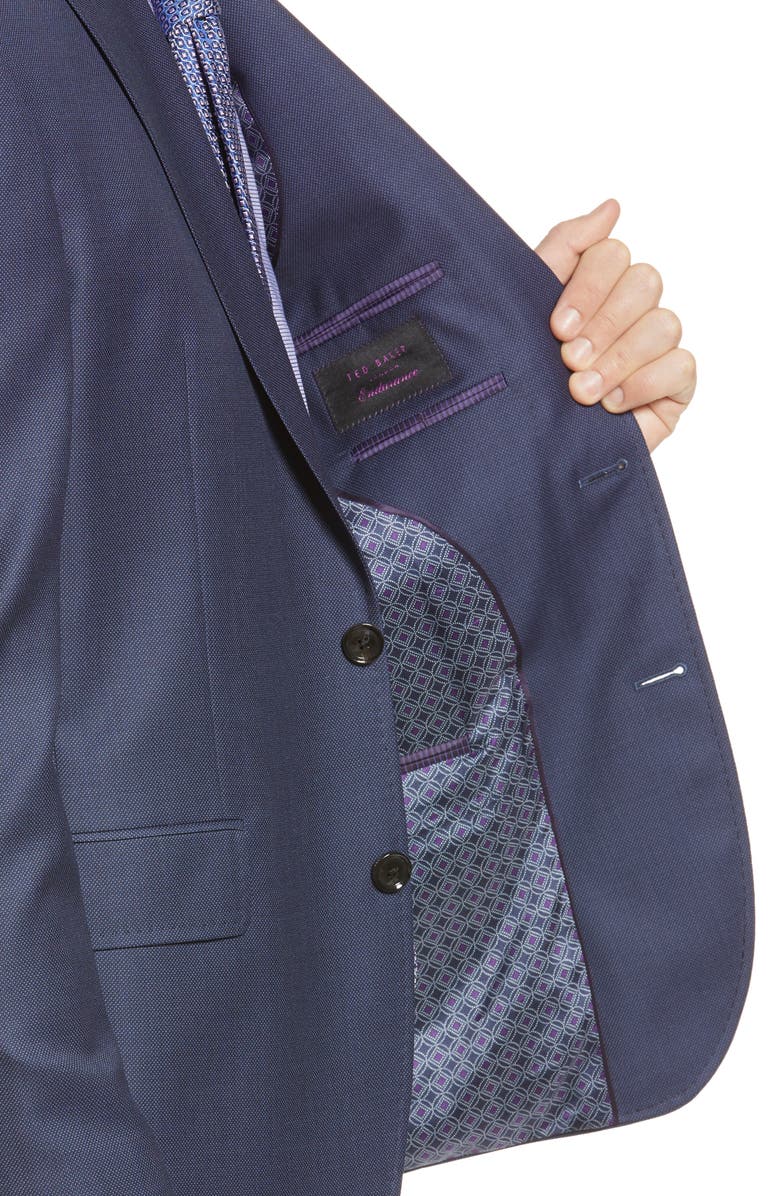 Ted Baker London Roger Slim Fit Solid Wool Suit, Alternate, color, 