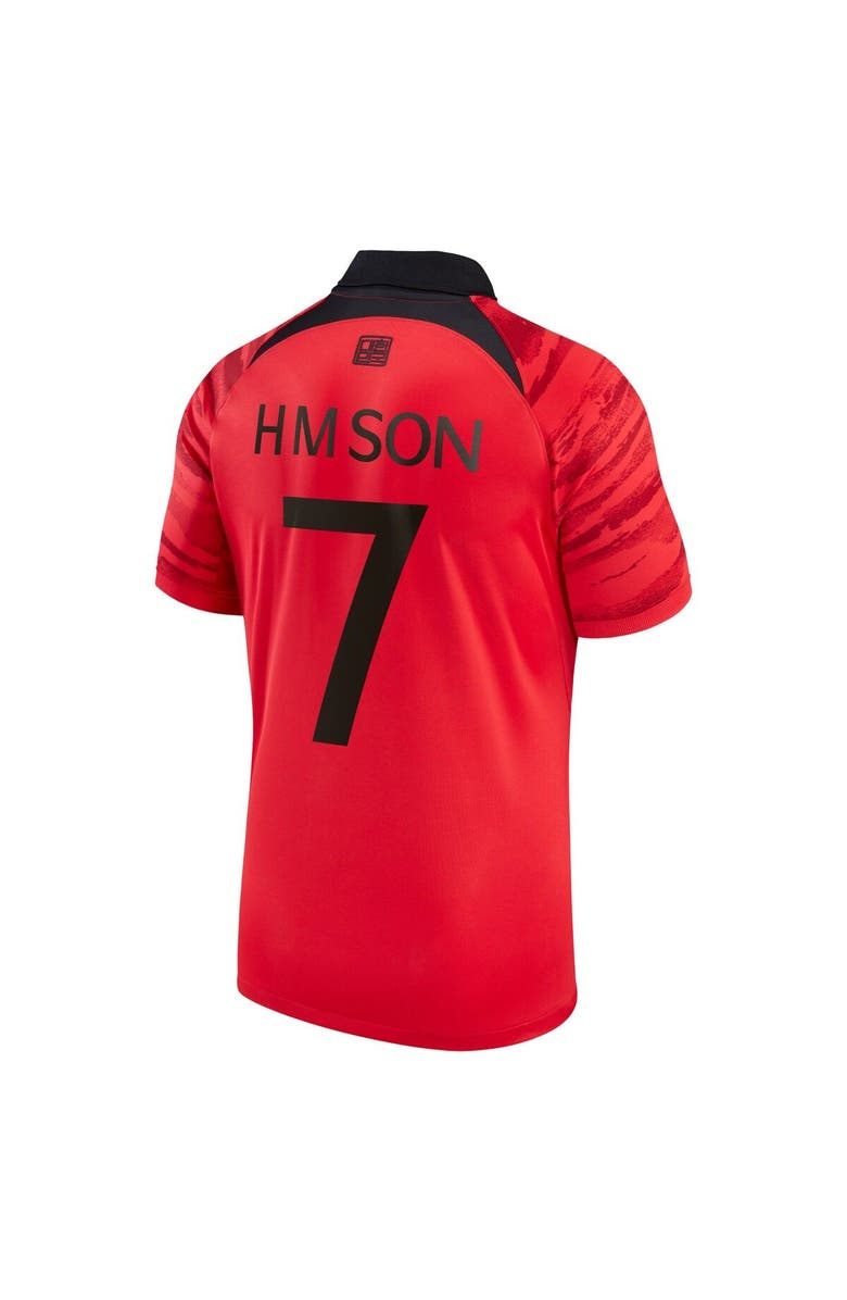 Nike Men's Nike Son Heung-min Red South Korea National Team 2022/23 Home Breathe Stadium Replica Player Jersey, Alternate, color,
