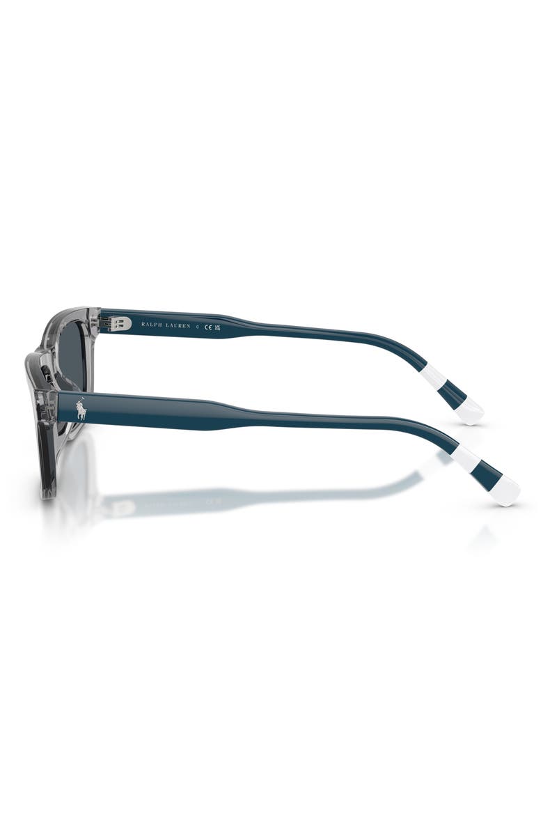 54mm Phantos Sunglasses, Alternate, color, TRANSPARENT GREY / DARK GREY