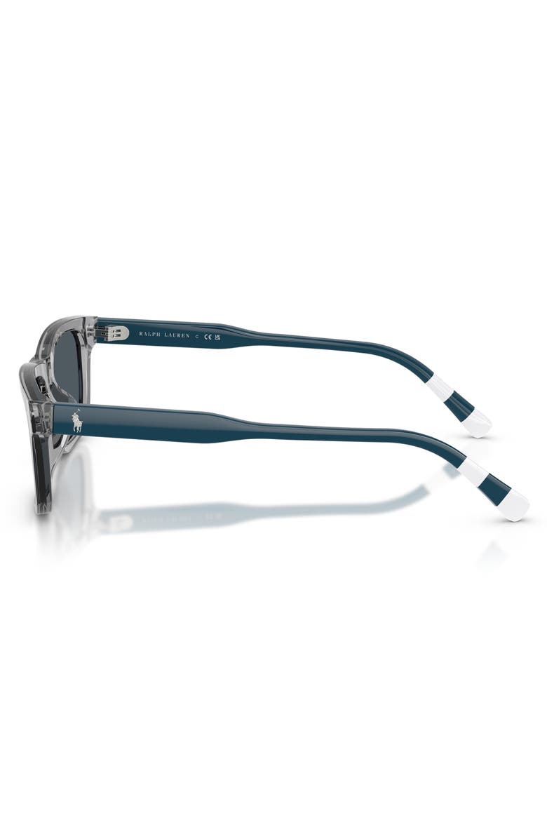 Polo Ralph Lauren 54mm Phantos Sunglasses, Alternate, color, Transparent Grey / Dark Grey