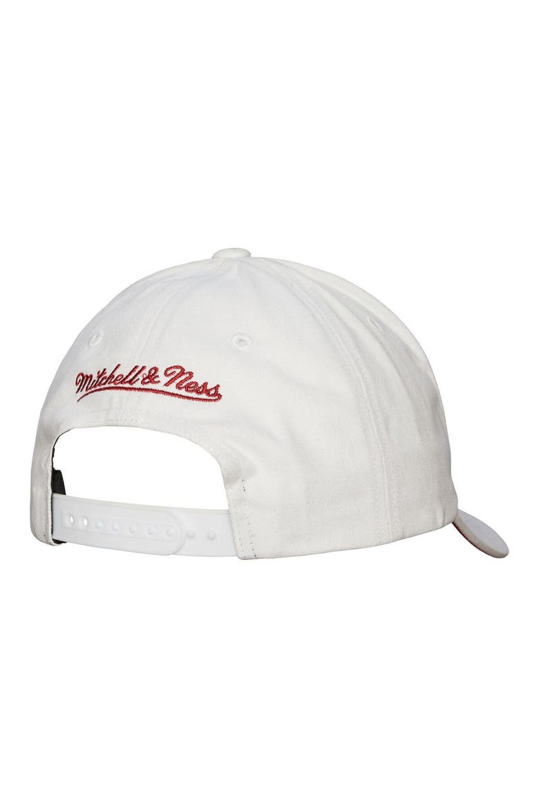 Men's Mitchell & Ness White Chicago Bulls Hardwood Classics All In Retro Snapback Hat, Alternate, color, White