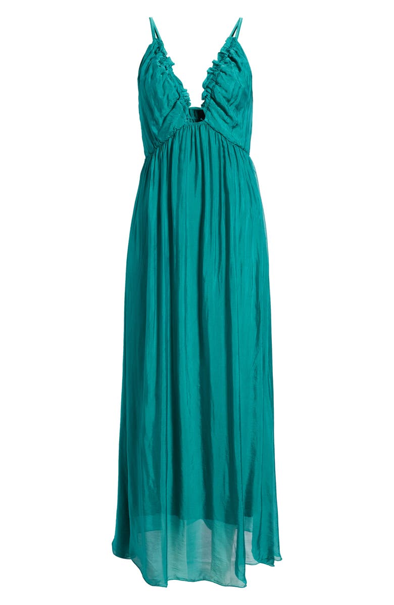 DELUC Dolce Sleeveless Maxi Dress, Alternate, color, Green