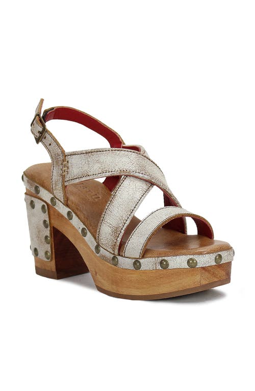 Bed Stu Mediation Wood Heel In Orange