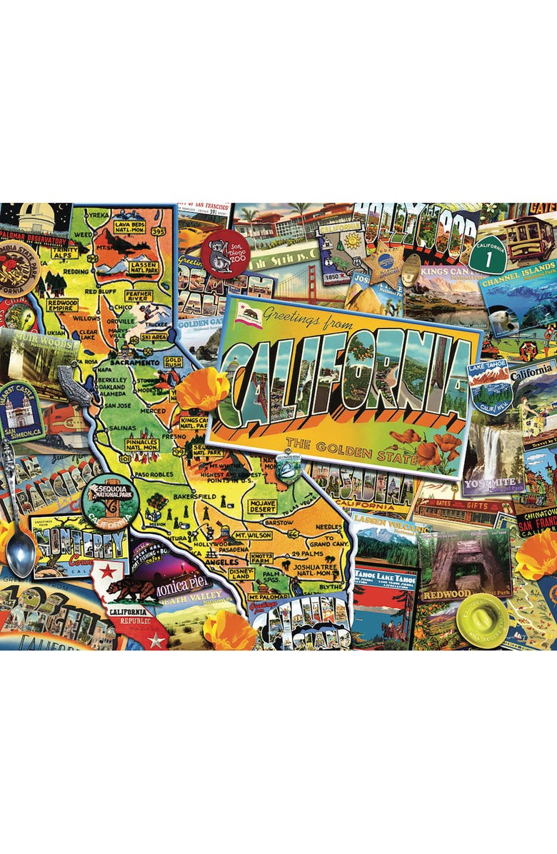 Hart Puzzles California Dreamin, 24 Inch  x 30 Inch 1000 Piece Puzzle, Alternate, color, Multicolored