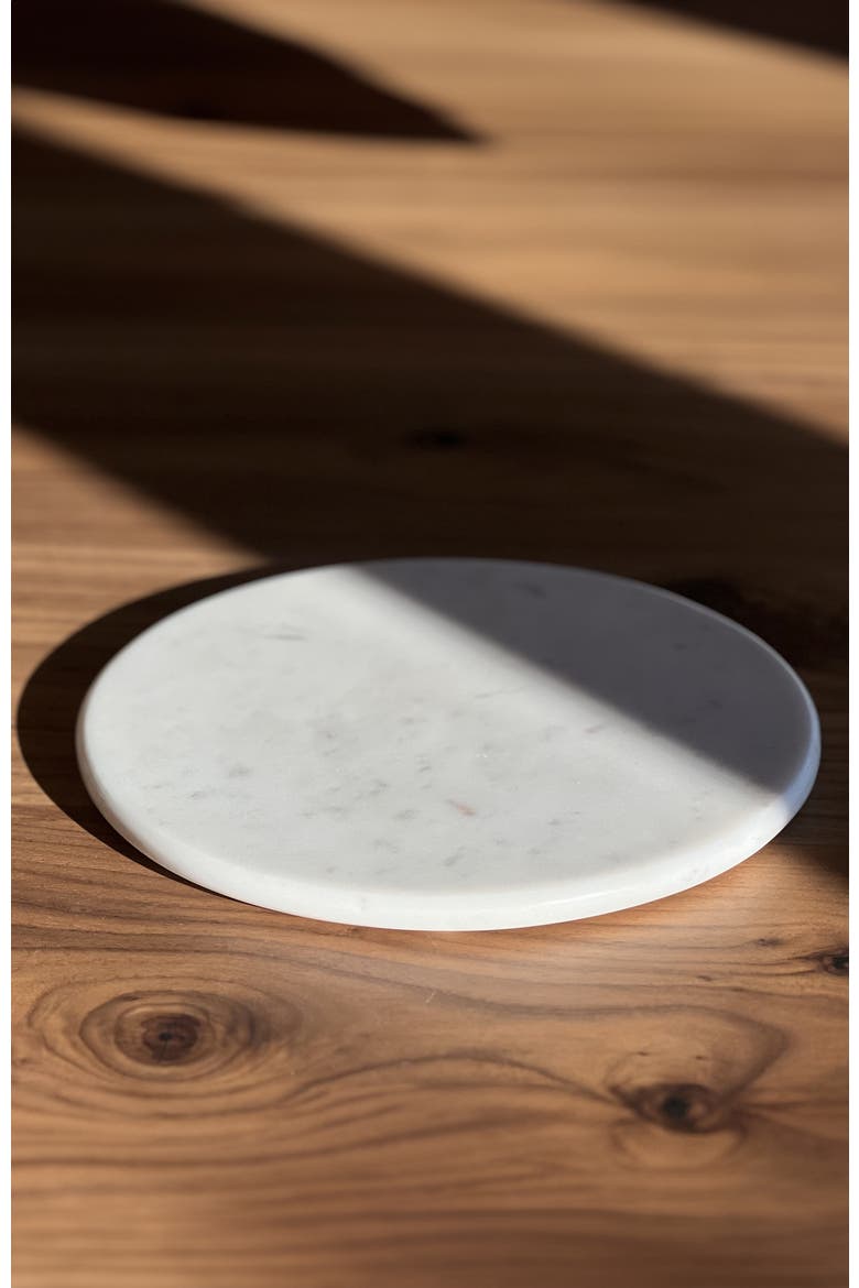 Marble Rolling & Cheese Board, Alternate, color, White