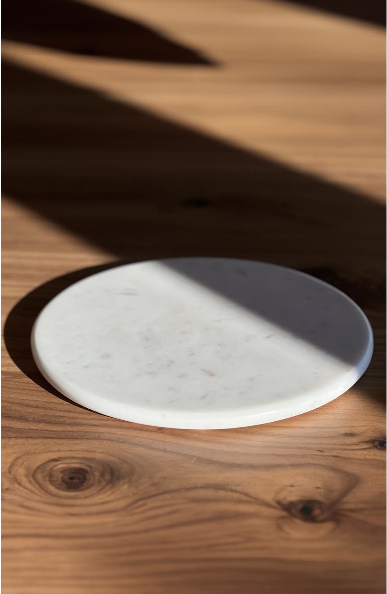 Verve Culture Marble Rolling & Cheese Board, Alternate, color, White