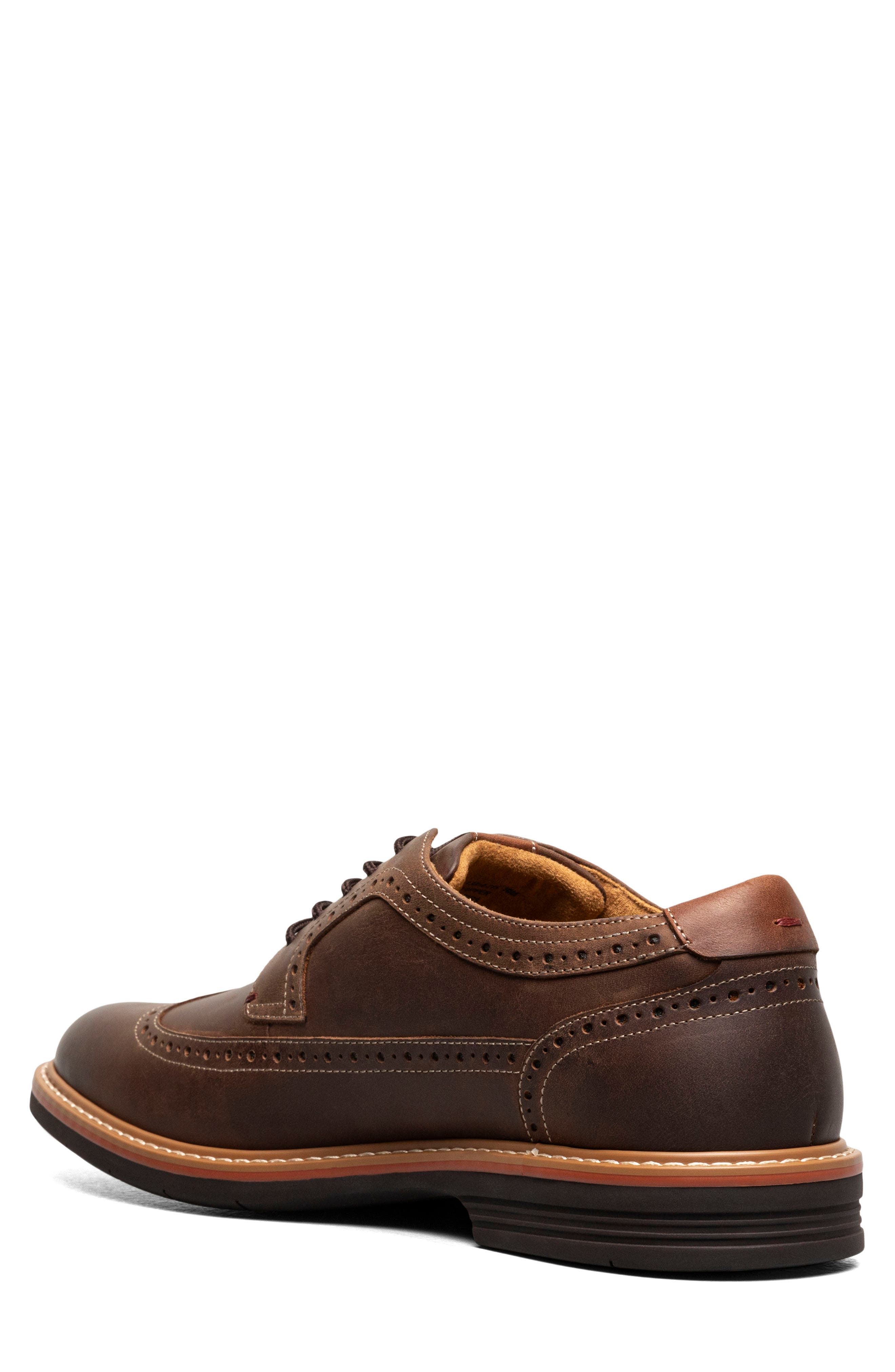 Norwalk Wingtip Oxford, Alternate, color, BROWN
