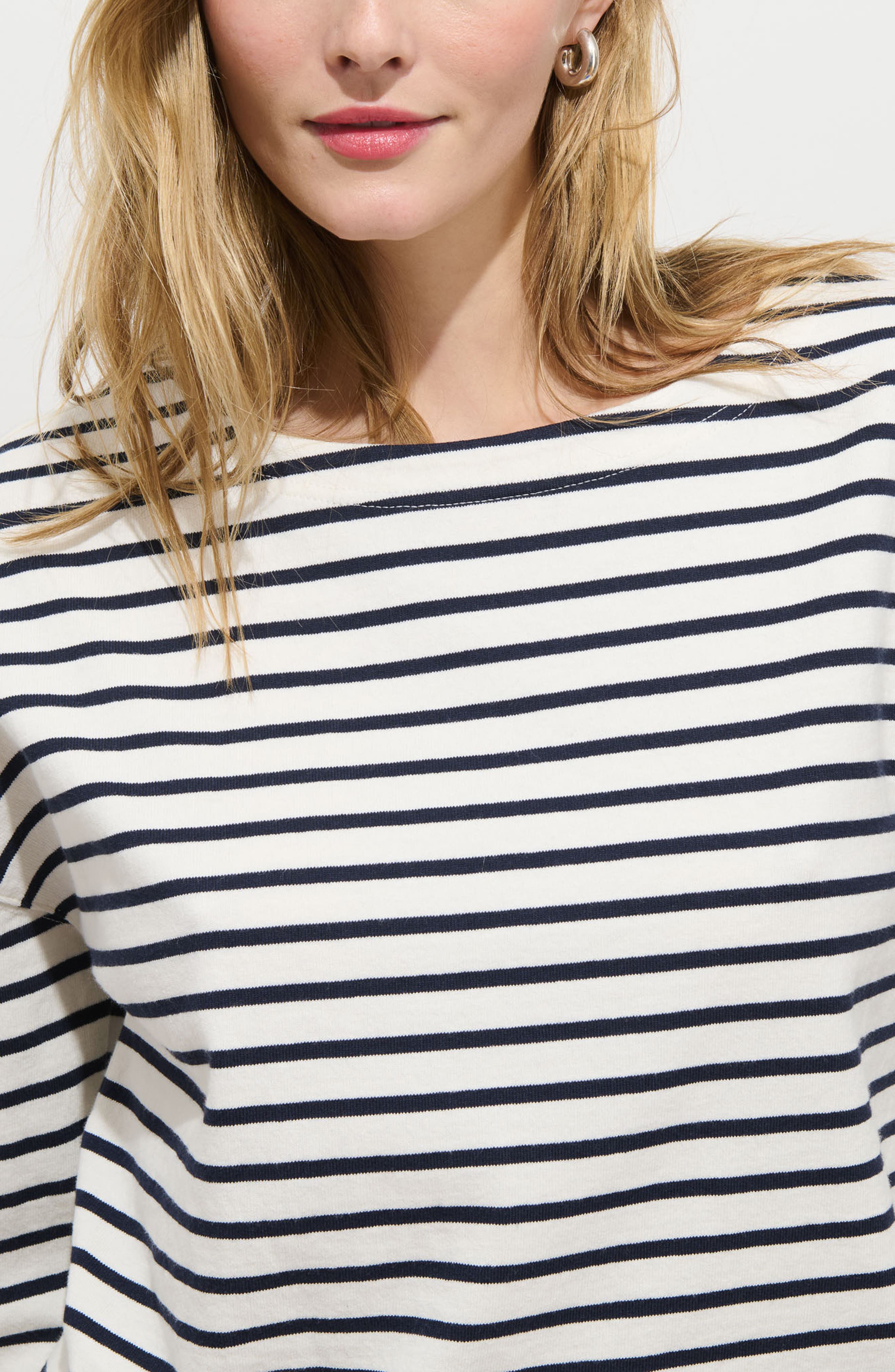 Avignon Stripe Boat Neck Top - image 2