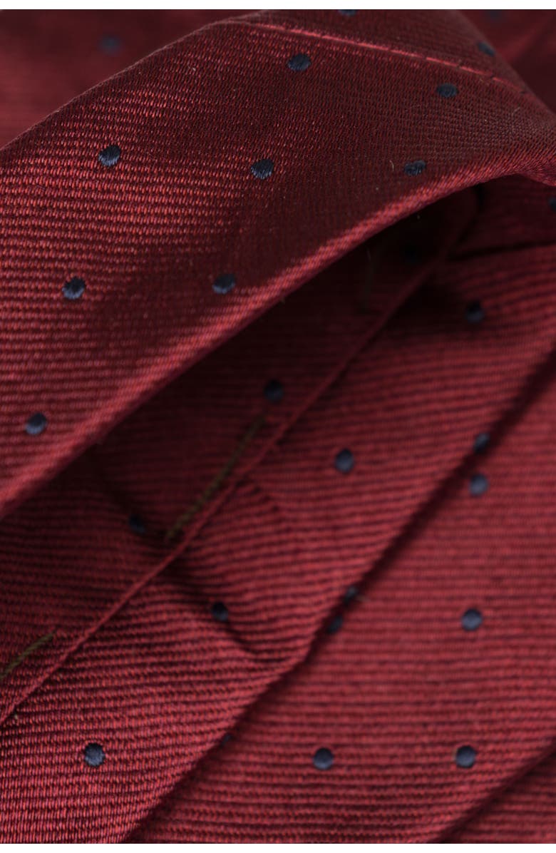 Elizabetta Pisa - Extra Long Silk Jacquard Tie for Men, Alternate, color, Burgundy