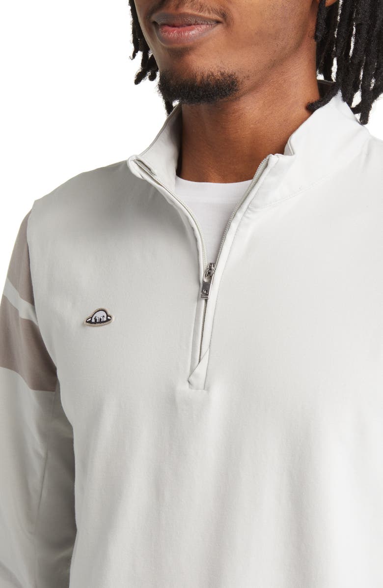 Radmor Colton Stretch Organic Cotton Quarter Zip Pullover, Alternate, color,