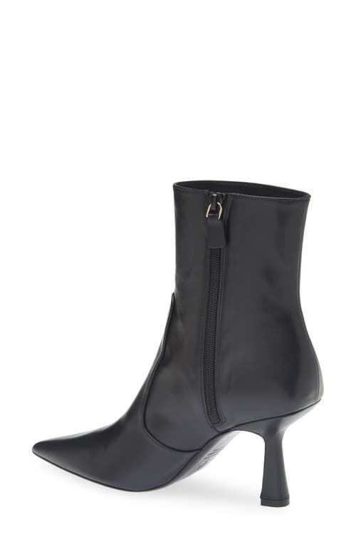 Stuart Weitzman Sculpt Zip Bootie In Black