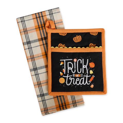 Trick Or Treat Potholder Gift Set