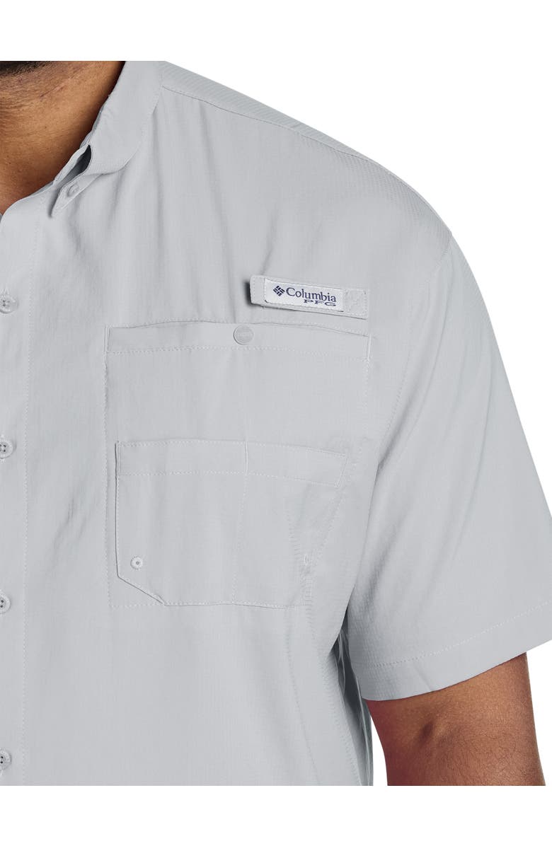 Columbia Big & Tall PFG Tamiami II Sport Shirt, Alternate, color, Cool Grey