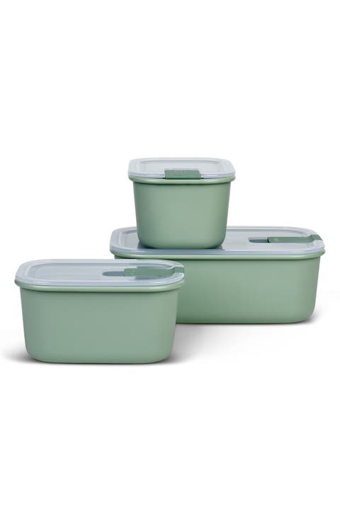 Easyclip 3-Piece Rectangular Lunch Box Set