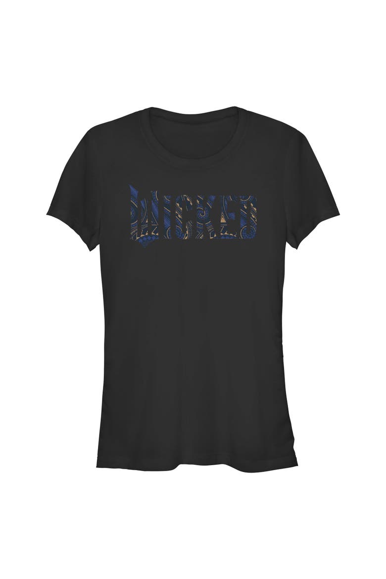 Junior's Official Geometric Logo Short Sleeve Graphic T-Shirt, Main, color, Black