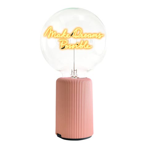 Make Dreams Possible Portable Table Lamp