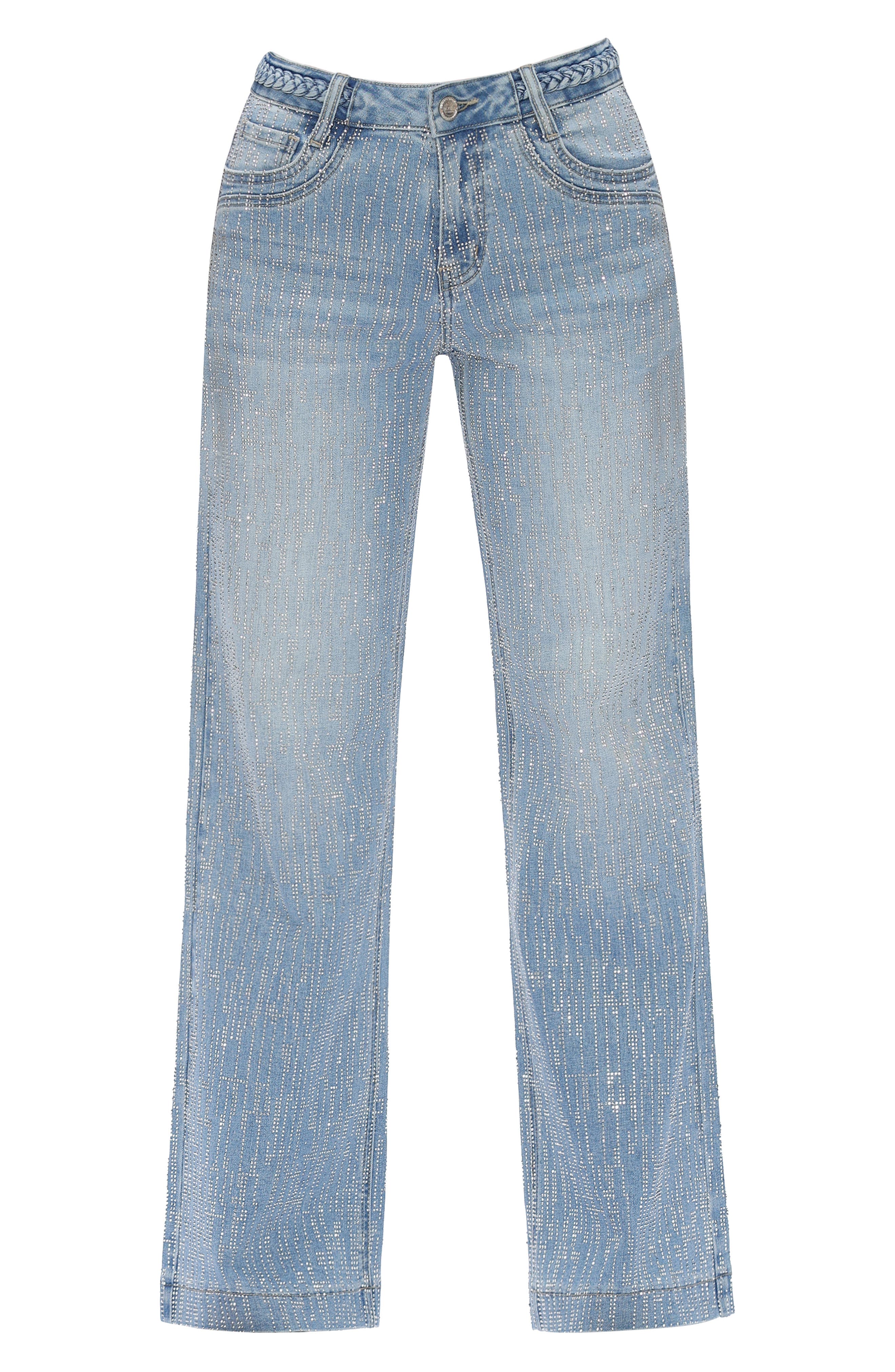 archive swagger Rhinestone wide denim archive swagger Rhinestone 