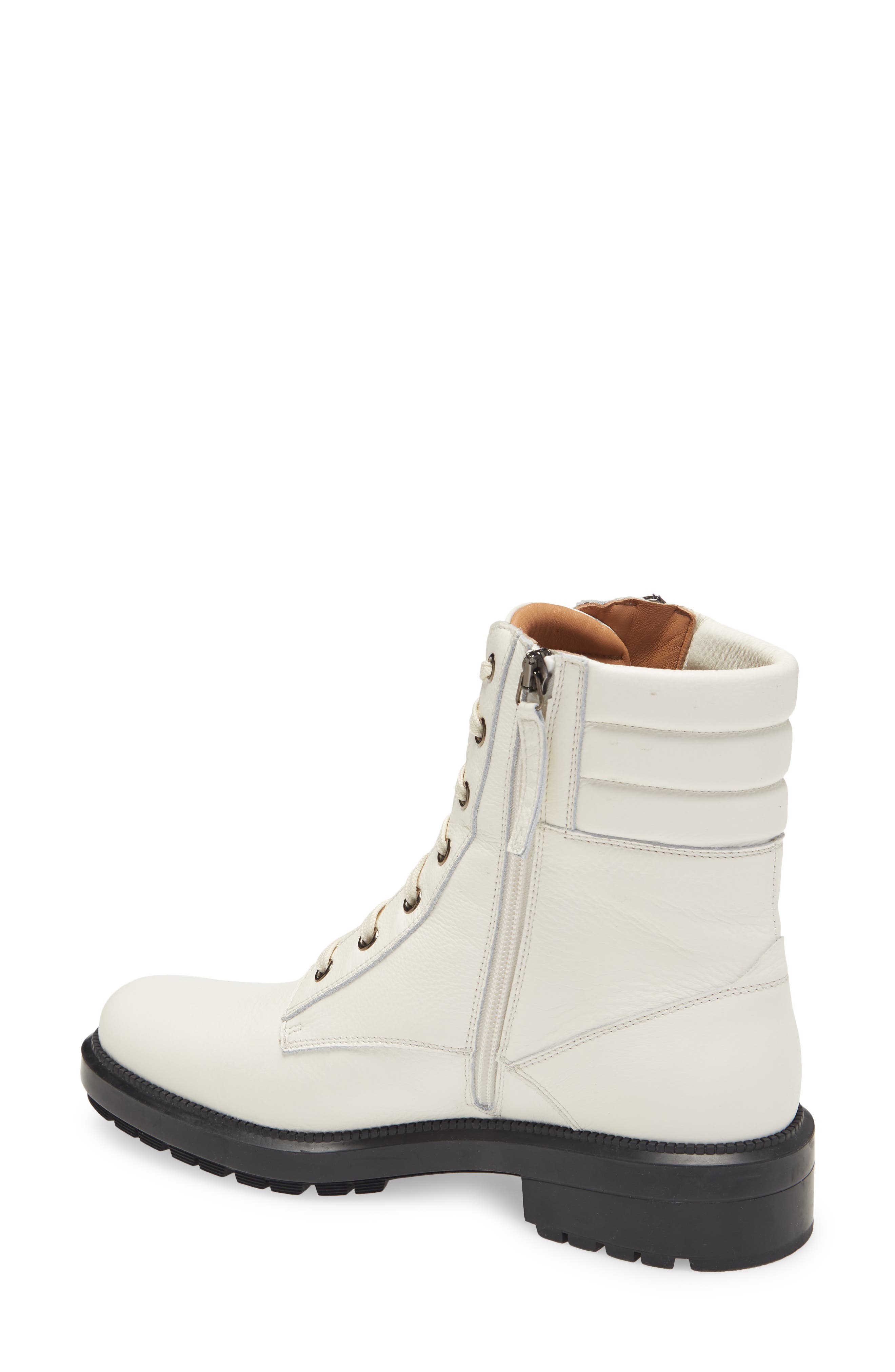 Laila Water Resistant Bootie, Alternate, color, OFF WHITE