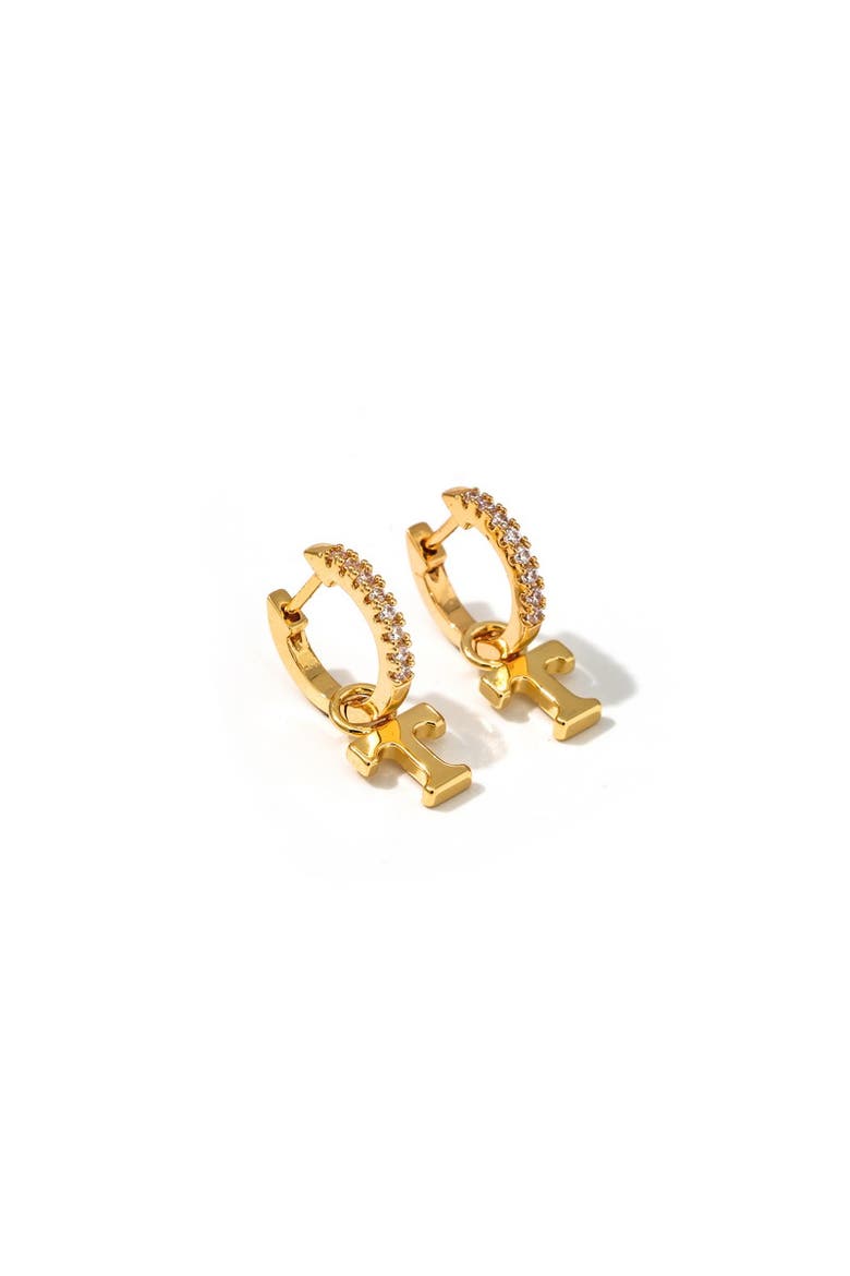 University Of Tennessee Pennant Pair Earring Set, Alternate, color, Yellow Gold