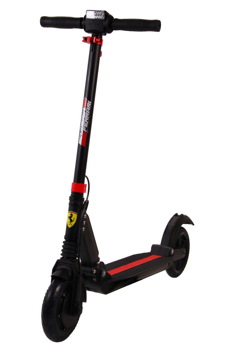 Electric Scooter, Main, color, BLACK