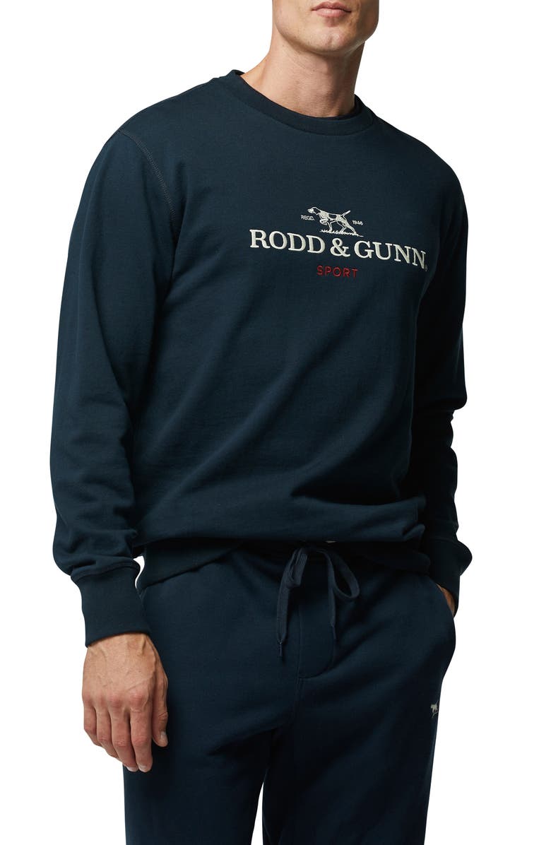 Rodd & Gunn Grenada North Cotton Crewneck Sweatshirt, Main, color, 