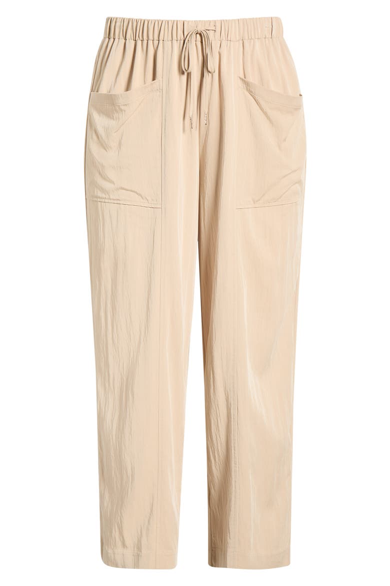 Drawstring Pocket Straight Leg Pants, Alternate, color, SAFARI