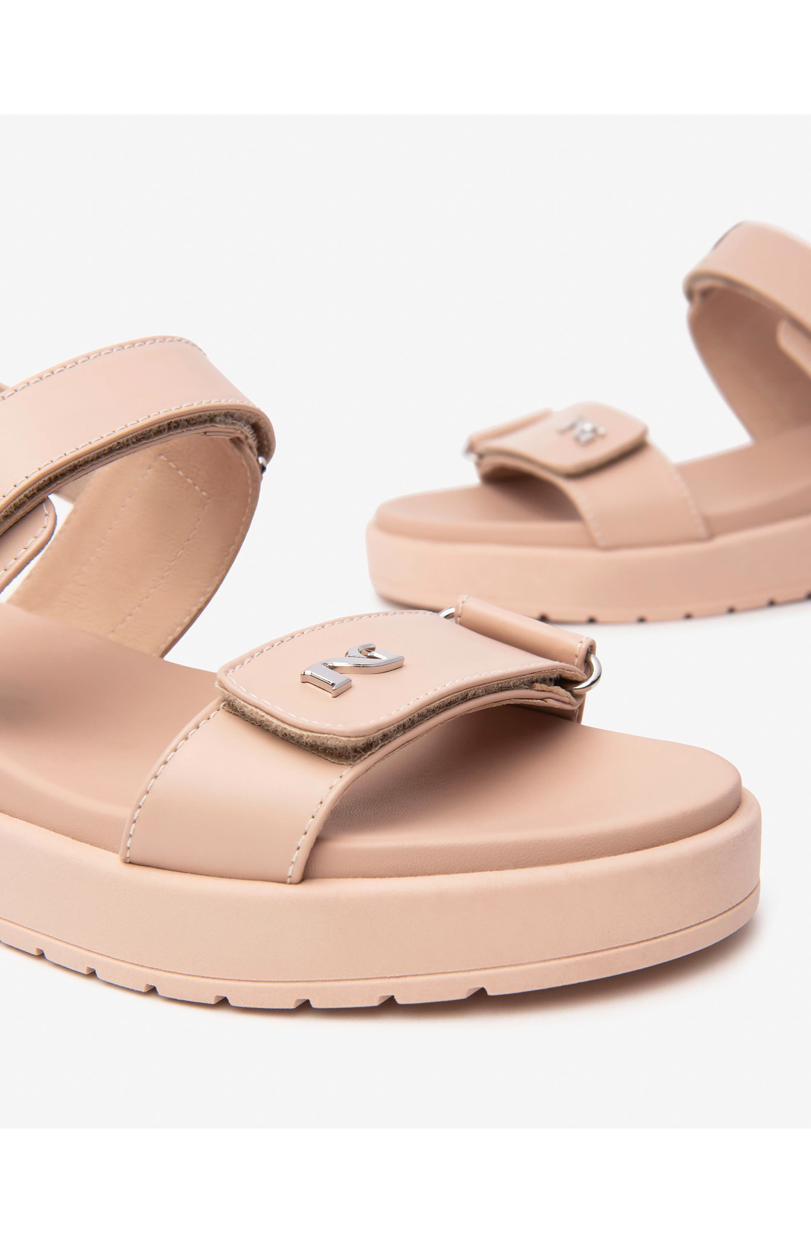 Slingback Platform Wedge Sandal, Alternate, color, NATURAL