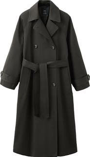 MANGO Angela Belted Trench Coat