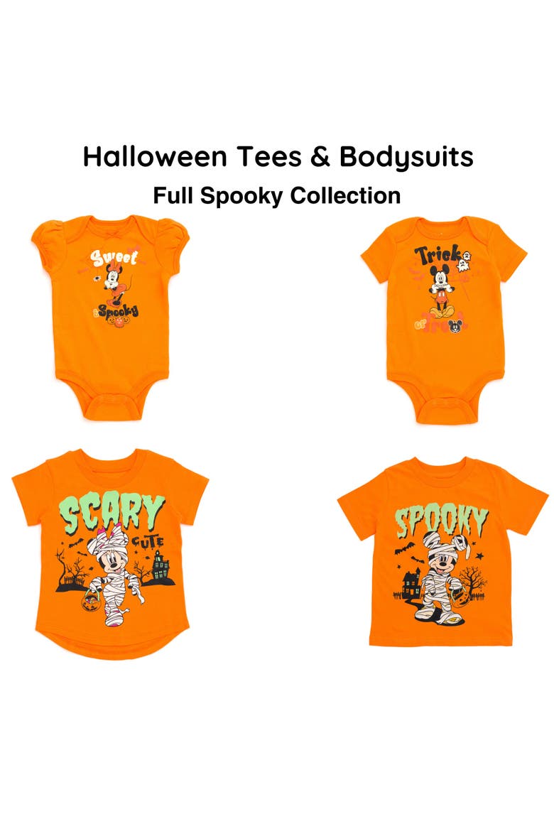 Minnie Mouse Short Sleeve T-Shirt, Alternate, color, Minnie Mummy Orange