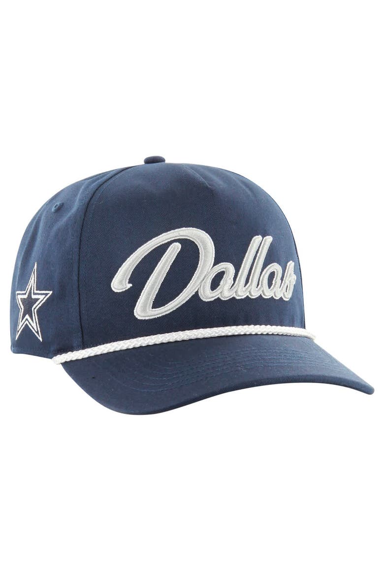 Men's '47 Navy Dallas Cowboys Overhand Hitch Adjustable Hat, Main, color, Navy