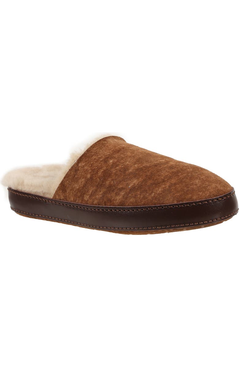 Ross & Snow Linda Genuine Shearling Scuff Slipper, Main, color,