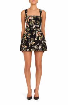 Bethany Floral Embroidery Cocktail Romper