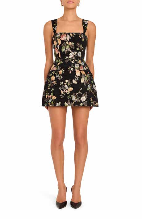Bethany Floral Embroidery Cocktail Romper