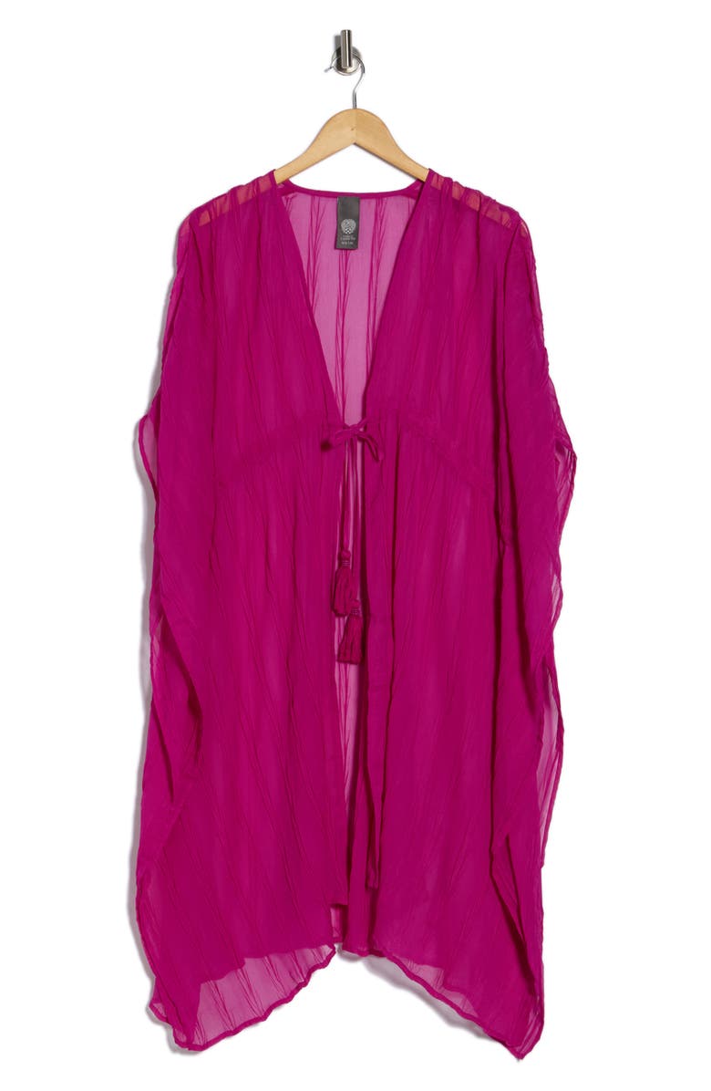 Vince Camuto Pleated Topper, Main, color, Fuchsia