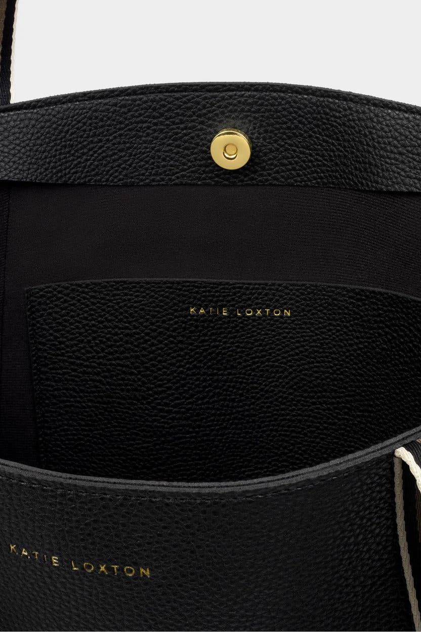 Katie Loxton Hallie Tote Bag in Black, Alternate, color, 