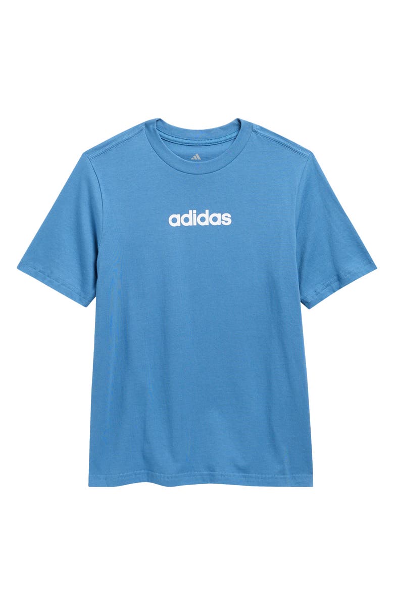 adidas Kids' Logo Graphic T-Shirt, Main, color, Dusky Ink