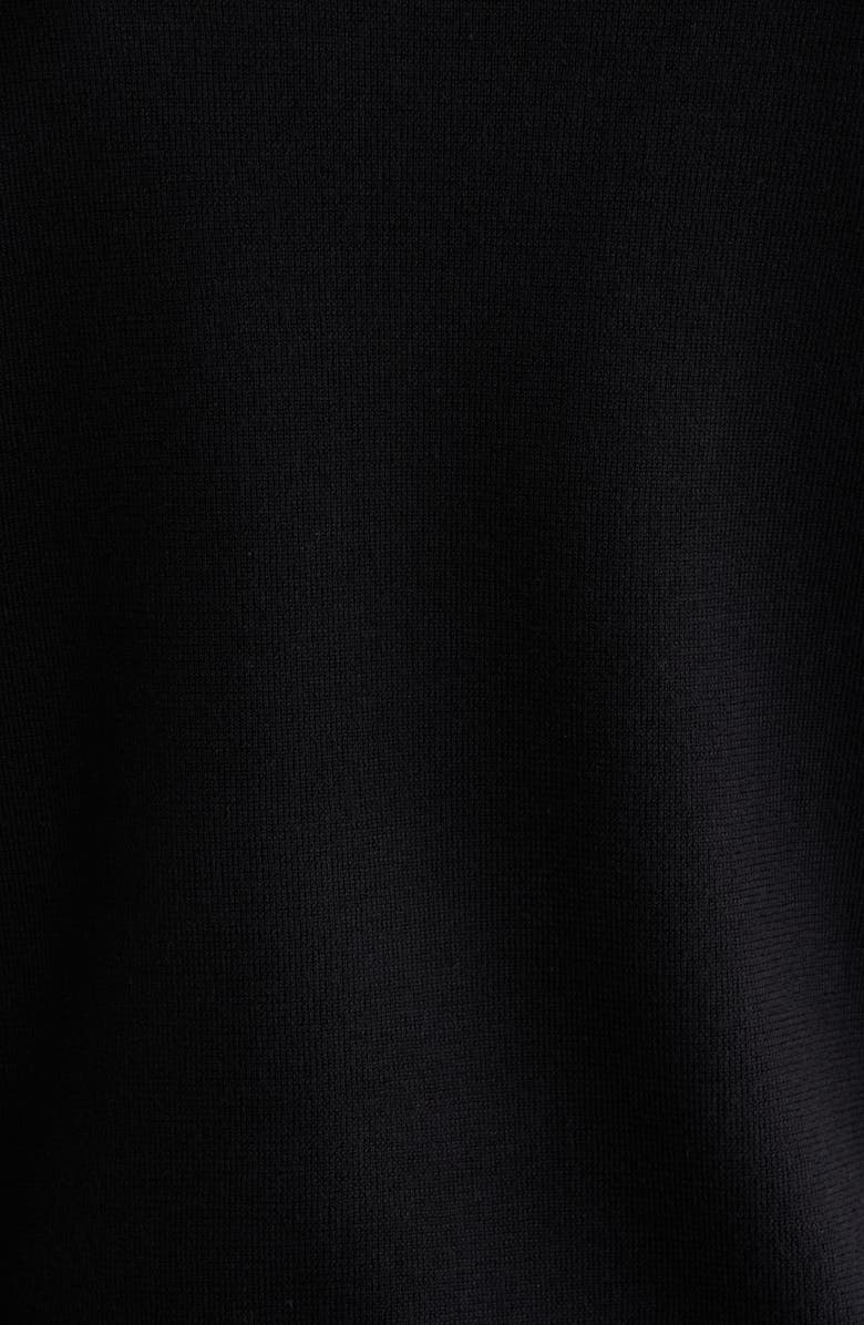 Fear of God Essentials Signature '90s Merino Wool Polo Sweater, Alternate, color, Vintage Black